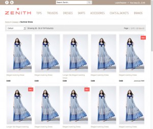 search Product grid - Ecommerce template