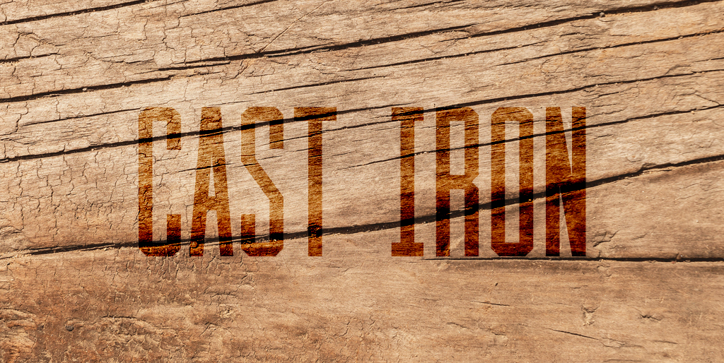 Free font downloads Free fonts - Cast Iron
