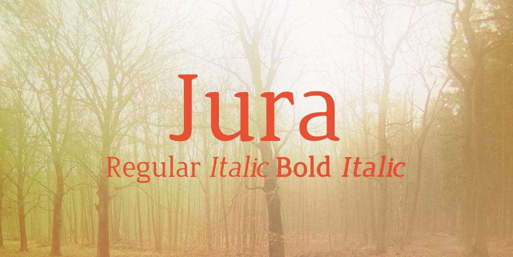 Free font downloads Free fonts - Jura