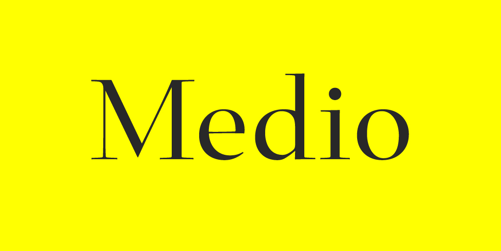 Free font downloads Free fonts - Medio