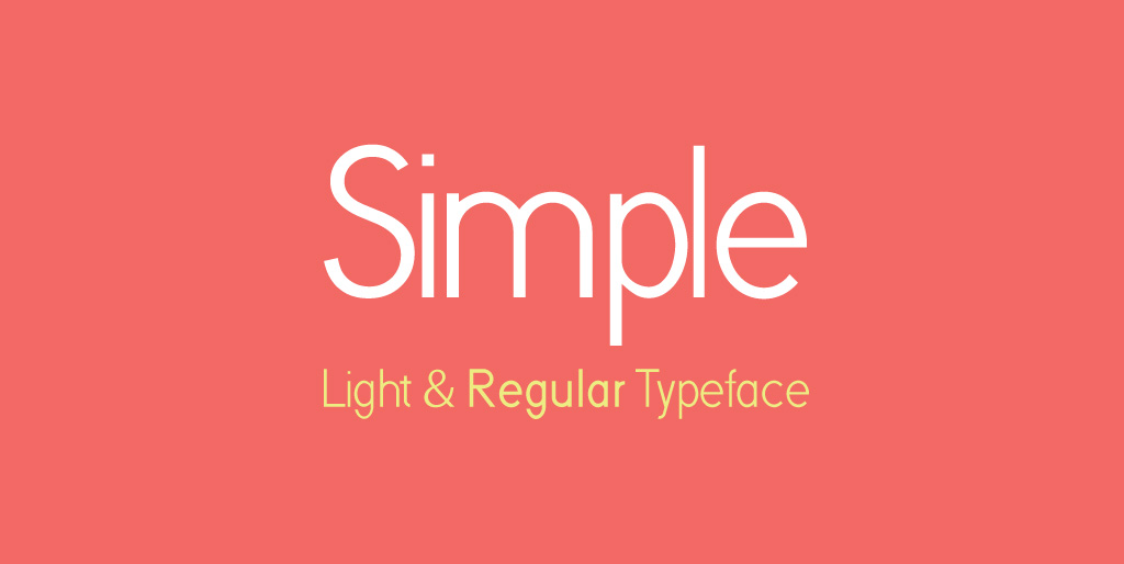 Free font downloads Free fonts - Simple