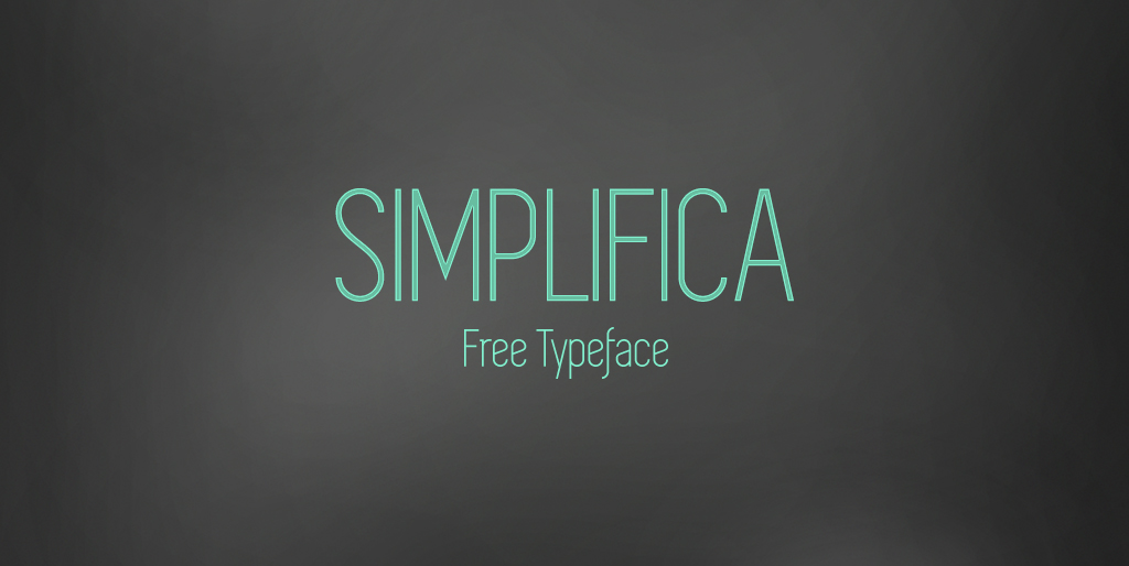 Free font downloads Free fonts - Simplifica