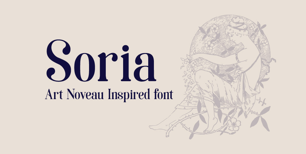 Free font downloads Free fonts - Soria